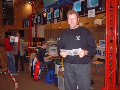 Moderator und Schie&szlig;leiter Andreas Steuer