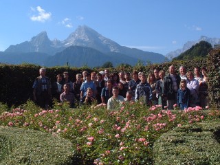 Im Rosengarten von Schlo Berchtesgaden